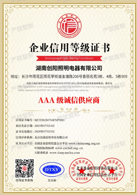 AAA级诚信供应商