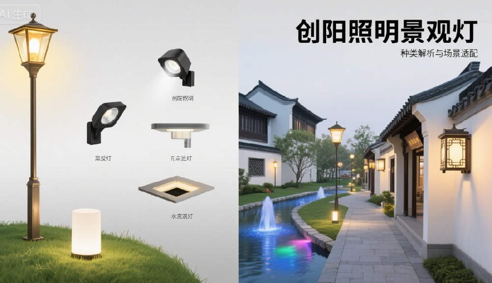 创阳照明景观灯：种类解析与场景适配