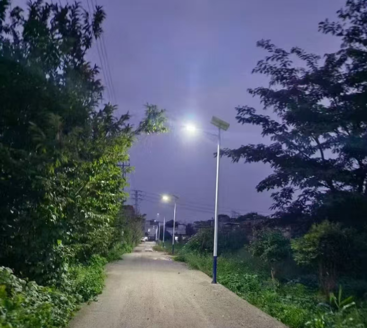 株洲炎陵村：6 米太阳能路灯点亮乡村夜路，创阳照明照亮村民幸福生活
