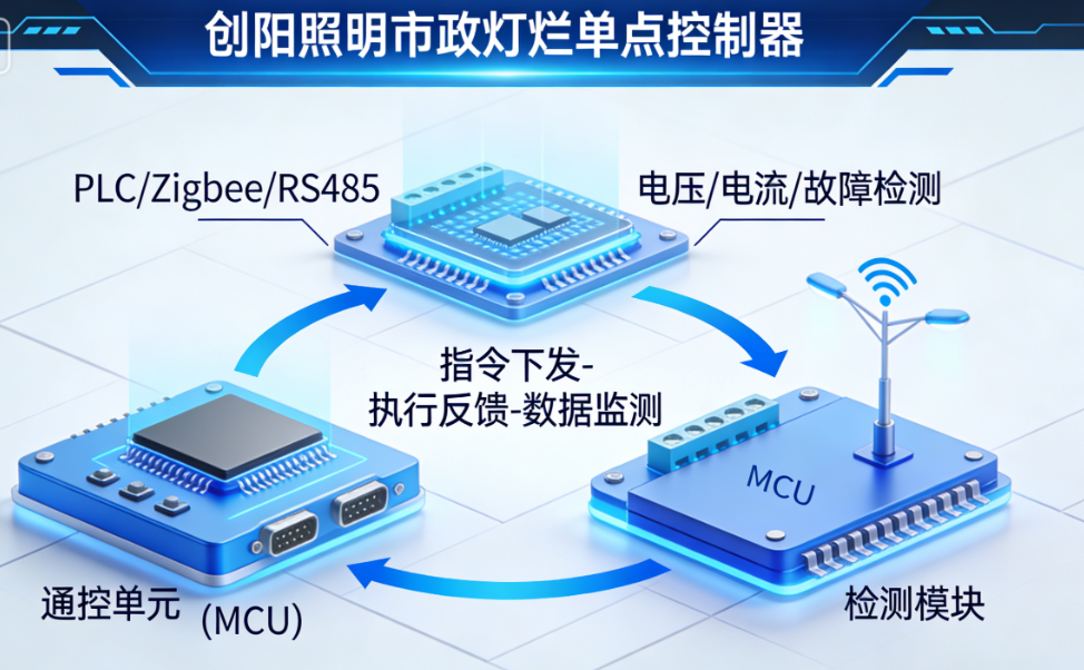 智控每一盏灯：创阳照明市政路灯单灯控制器工作原理深度解析