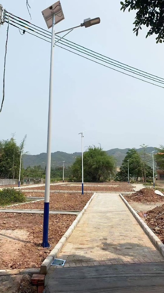 湖北荆州农场照明升级：6 米太阳能路灯点亮田间夜晚，创阳照明打造实用亮化方案