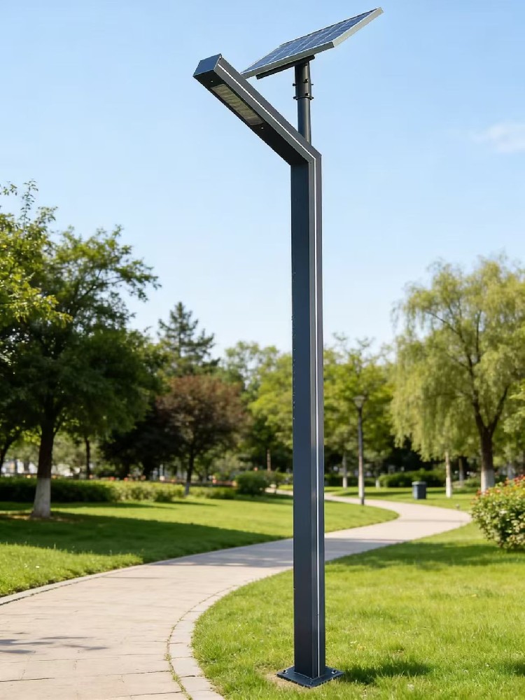 杭州公园新风景：3 米太阳能庭院灯点亮生态与美学的融合