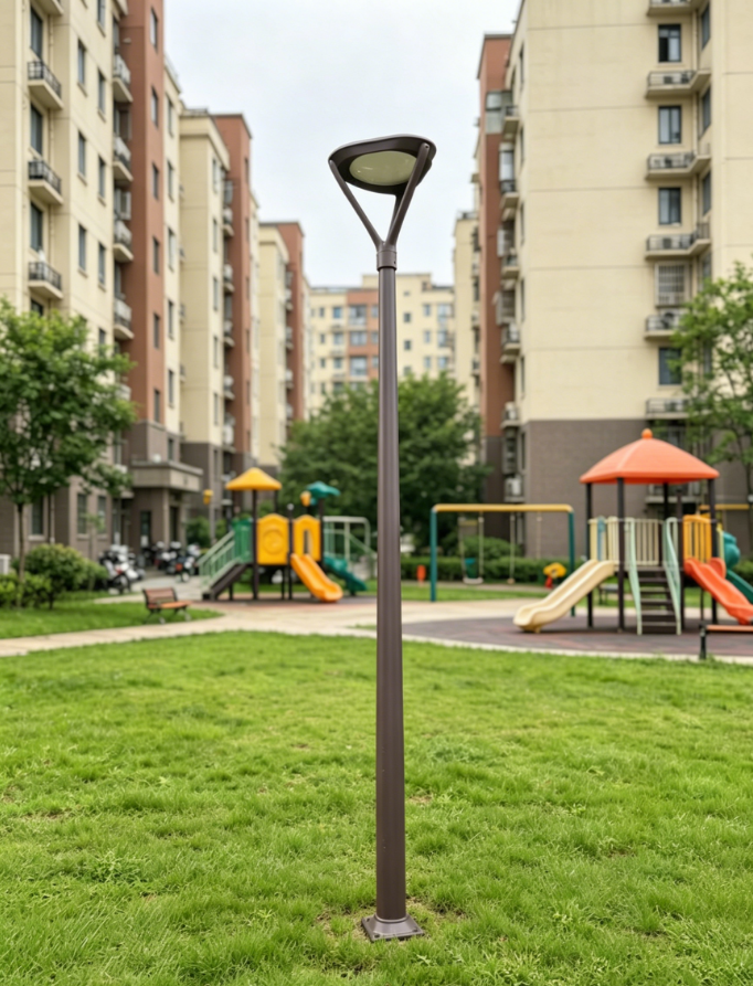 Community Upgrade in Jingzhou, Huaihua: 3-Meter Courtyard Lamps Illuminate a Better Living