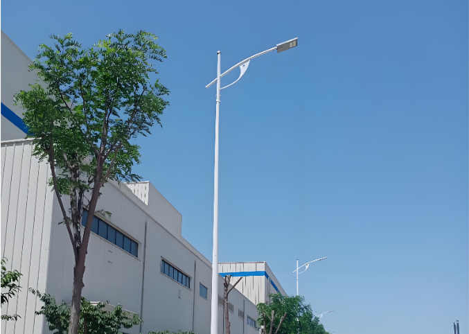 厂区不同宽度路面路灯照明选型方案
